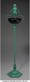 79143&colon; Frankart&comma; Inc&period; Figural Ashstand&comma; circa 1930 Enam
