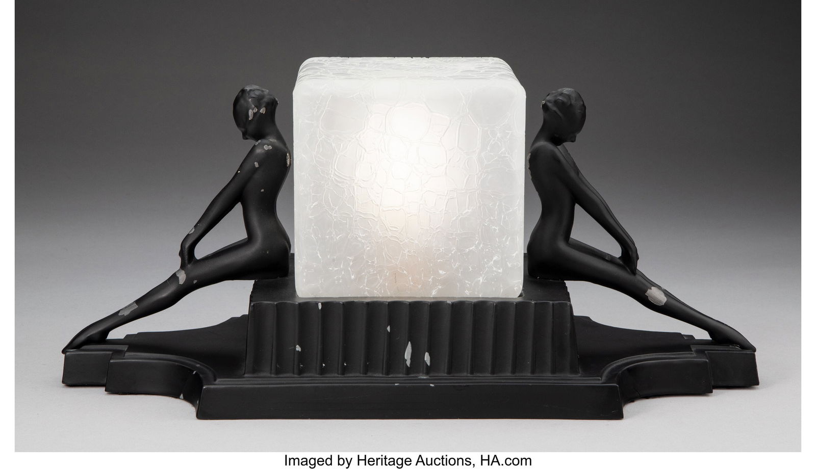 Frankart, Inc. Figural Lamp, Model L254, circa 1 (1 of 5)