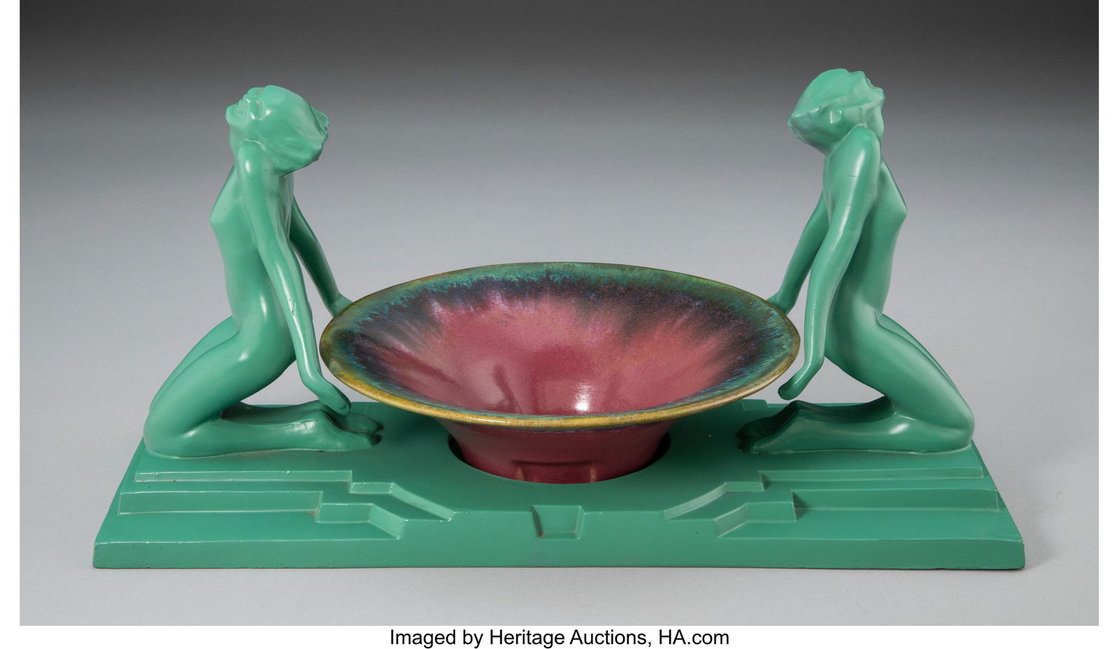 Frankart, Inc. and Fulper Pottery Figural Ashtra (1 of 5)