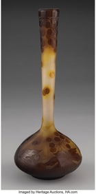 79059&colon; Gallé Berries Vase&comma; circa 1900 Cameo glass 12-1