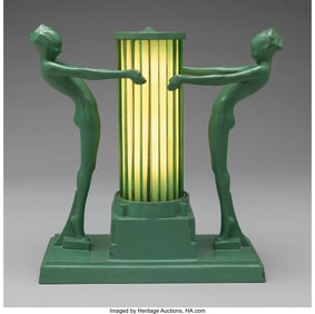 79157&colon; Frankart&comma; Inc&period; Figural Lamp&comma; Model L246&comma; circa 1