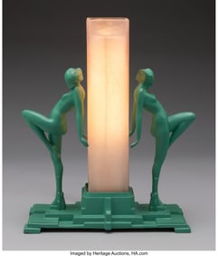 79169&colon; Frankart&comma; Inc&period; Figural Lamp&comma; Model L222&comma; circa 1