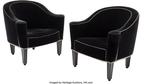 79088&colon; Josef Hoffmann Pair of Villa Gallia Armchairs&comma; d