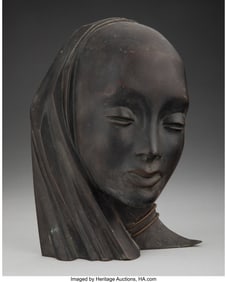 79089&colon; Franz Hagenauer Female Bust&comma; Model 4722&comma; circa 1