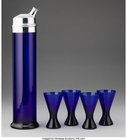 79176&colon; Attributed to Imperial Glass Company A Five-Piec