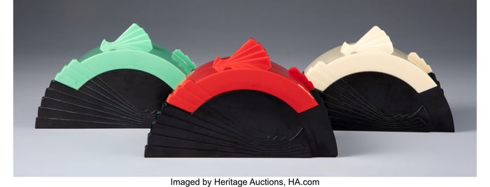 79181&colon; General Electric Company Group of Three Art Deco