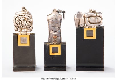 67067: Miguel Berrocal Three Pendants Spain/Italy 1969-