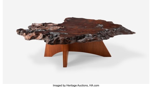 67077: Mira Nakashima Custom Arlyn Coffee Table USA, 19