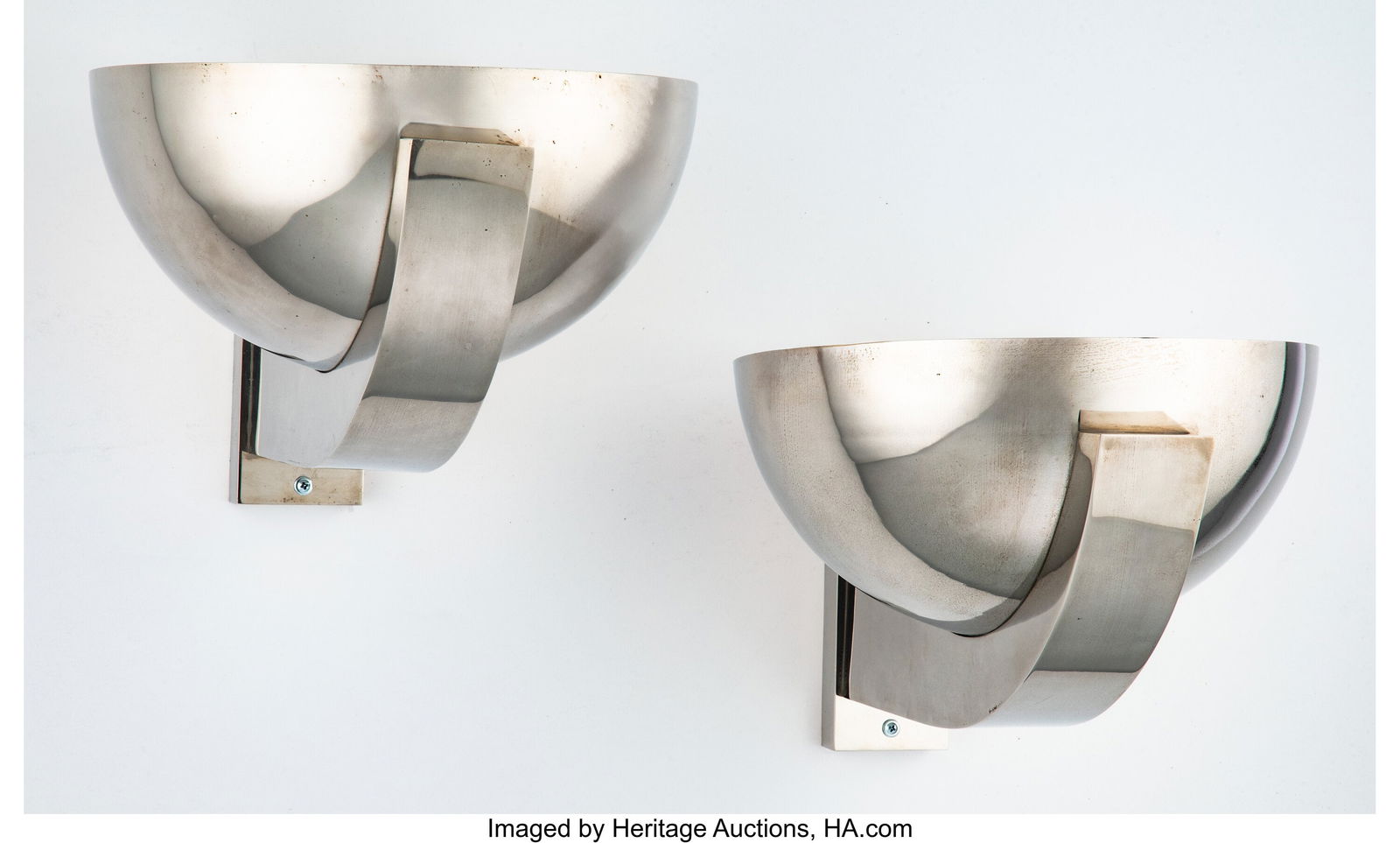 American Pair of Art Deco Sconces circa 1935 Chr (1 of 3)