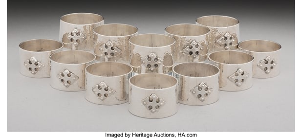 74201&colon; Twelve Old Newbury Crafters Crusader Pattern Sil