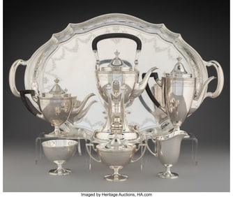 74203&colon; A Six-Piece Tiffany & Co&period; Silver Tea & Coffee Se