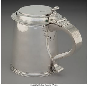 74006&colon; A James II Silver Tankard&comma; London&comma; 1686 Marks&colon;