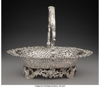 74011&colon; A Samuel Herbert & Co&period; Reticulated Silver Basket