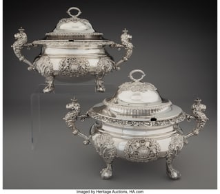 74016&colon; A Pair of William & Patrick Cunningham Silver Co