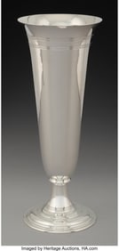 74218&colon; A Tiffany & Co&period; Silver Trumpet Vase&comma; New York&comma; 1