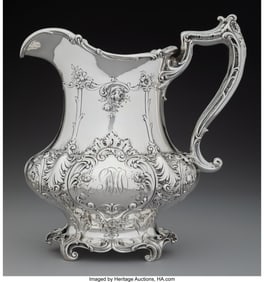 74137&colon; A Gorham Mfg&period; Co&period; Chantilly Pattern Silver Water