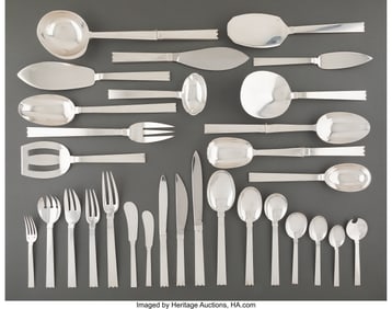 74223&colon; A Two Hundred-Piece Jean Puiforcat Monaco Patter