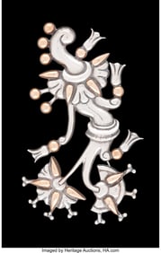 74227&colon; A William Spratling Silver and Copper Tree of Li