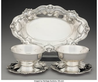 74146&colon; Three Gorham Mfg&period; Co&period; Chantilly-Duchess Pattern 