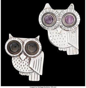 74236&colon; Two Graduated William Spratling Silver and Ameth