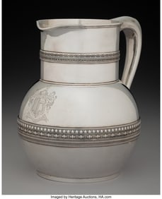 74155&colon; A Tiffany & Co&period; Silver Water Pitcher&comma; New York&comma; 