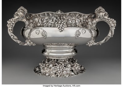 74156&colon; A Massive American Silver Bacchanal-Theme Punch 