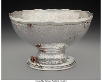 74170&colon; A Tiffany & Co&period; Silver and Mixed Metal Punch Bow