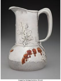 74172&colon; A Tiffany & Co&period; Silver and Mixed Metal Cream Jug