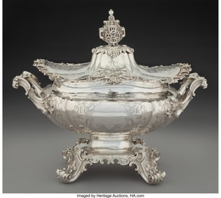 74057&colon; A Samuel Hayne & Dudley Carter Silver Covered Tu