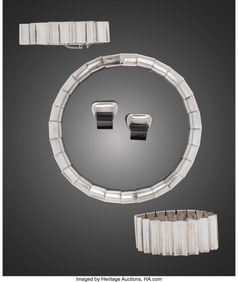 74257&colon; A Five-Piece Collection of Antonio Pineda Silver