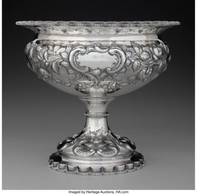 74177&colon; A Grosjean & Woodward Chased Repoussé Silver St