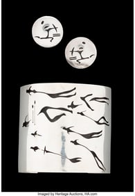 74260&colon; A Three-Piece Antonio Pineda Native Warrior Patt