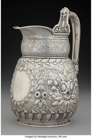 74065&colon; A Tiffany & Co&period; Silver Water Pitcher&comma; New York &comma;