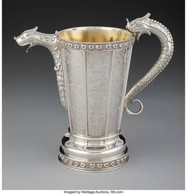 74267: A José Marmolejos Partial Gilt Silver Pitcher f (1 of 6)