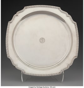 74188&colon; A Tiffany & Co&period; Silver Tray&comma; New York&comma; 1907-1947