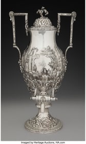 74089&colon; An S&period; Kirk & Son Silver Water Urn&comma; Baltimore&comma; Ma
