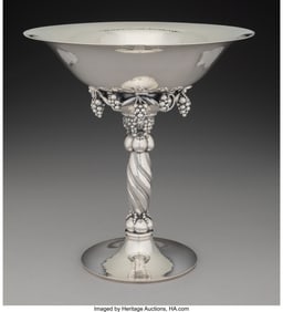 74278&colon; A Georg Jensen No&period; 264A Silver Compote&comma; Copenhag