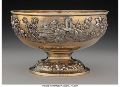74099&colon; An S&period; Kirk & Son Co&period; Partial Gilt Silver Landsca