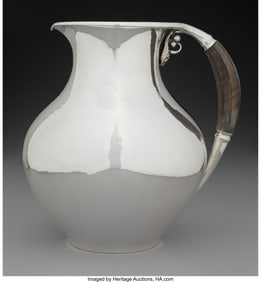 74282&colon; A Georg Jensen No&period; 385D Blossom Silver Water Pit