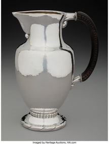 74289&colon; A Georg Jensen No&period; 5B Silver Water Pitcher&comma; Cope