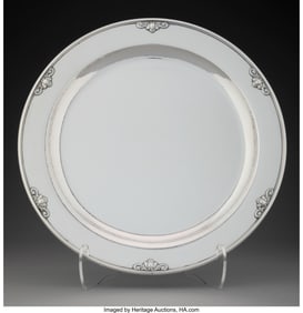 74292&colon; A Georg Jensen No&period; 642C Silver Tray&comma; Copenhagen&comma;