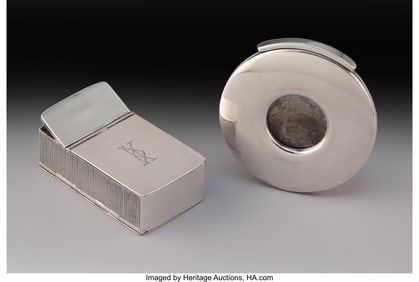 74304: Two Victorian Silver Smoking Articles, London, m