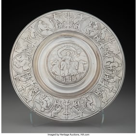 74309: An Elkington & Co. Silver-Plated Inkwell, Birmin