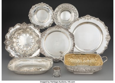 74425: A Collection of Eight Black, Starr & Frost Silve