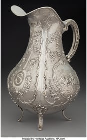 74426: An American Silver Ewer, early 20th century Mark