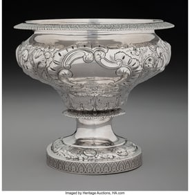 74442: An American Coin Silver Footed Bowl 6-3/8 x 7 in