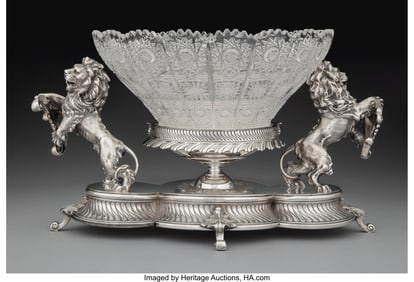 74446: A Meriden Silver Plate Co. Silver-Plated and Cut