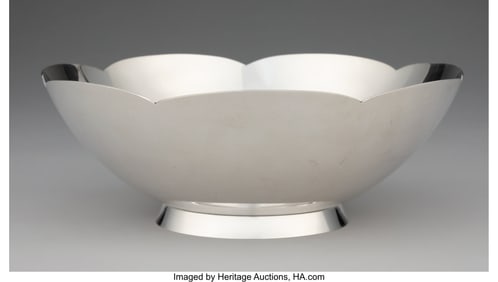 74451: A Tiffany & Co. Silver Buttercup-Form Bowl, New