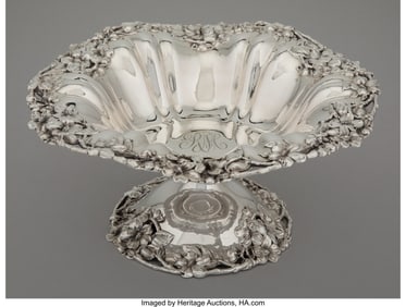 74362: A Whiting Co. Silver Compote, New York, late 19t
