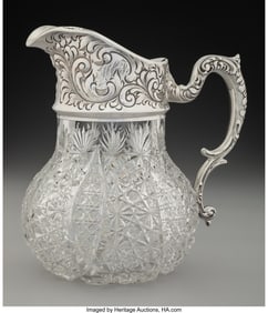 74363: A Fuchs & Beiderhase Silver-Mounted Cut Glass Pi